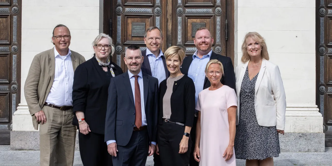 The university management. Photo: Charlotte Carlberg-Bärg.