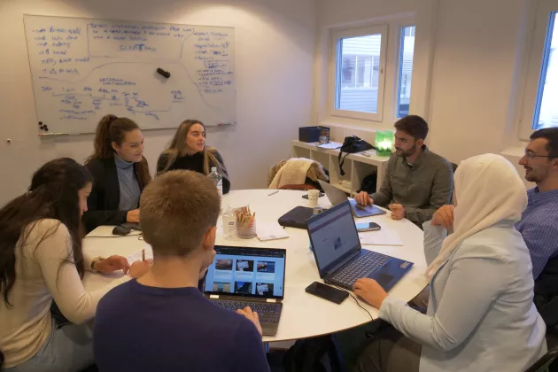Caption: The course Entrepreneurial Skills was held on site in Lund in December 2021 with students from all EUGLOH universities.