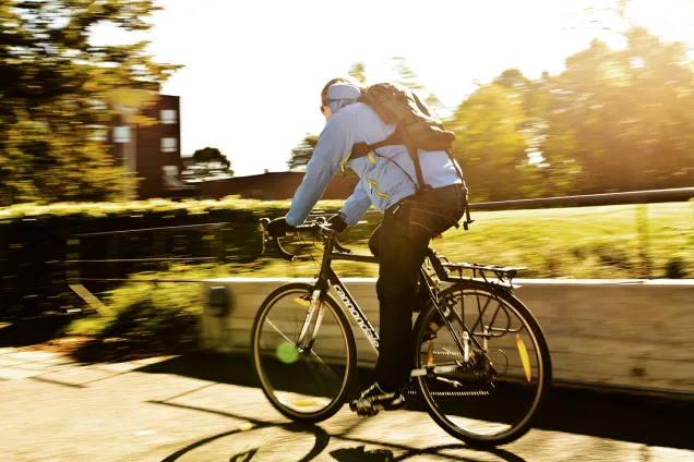 Cycling.