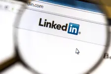 Linkedin webpage. Mostphotos.