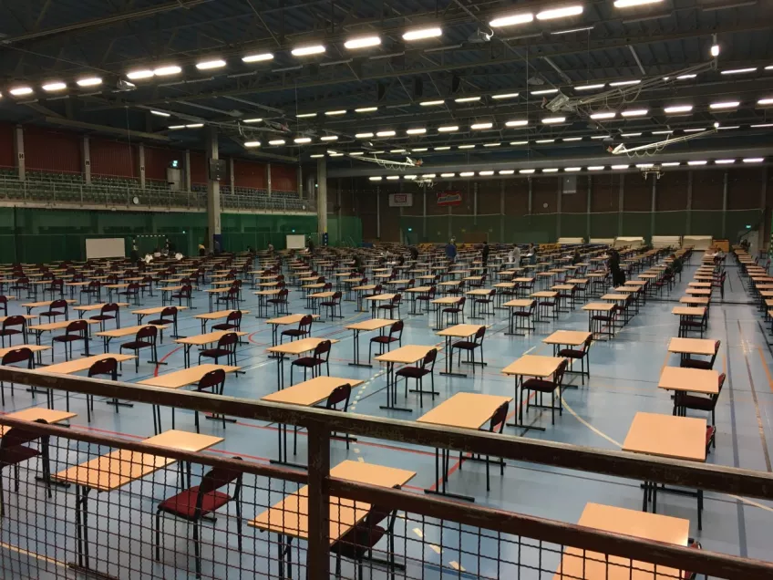 Image showing Victoriastadion as an exam hall