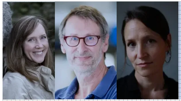 Collage with Jonna Bornemark, Sara Heyman and Roger Barker.
